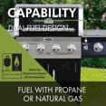 thumbnail image 4 of Cuisinart Four Burner Dual Fuel Gas Grill, 4 of 9