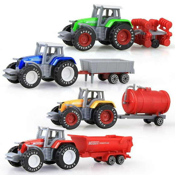 Classic Mini Engineering Car Toys For Children Tractor Farm Vehicle Model Boy Toys Gift Kids Toys Dump Truck Model Boy Toy