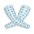 thumbnail image 2 of Haiem Blue and White Squares UV Protection Cooling Arm Sleeves for Men and Women UPF 50 Sun Sleeve, 2 of 8