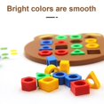 thumbnail image 5 of LEEYNEER Clearance Puzzle Geometric Shape Matching  Educational Building Blocks  Parent-child Interaction  Board Game Best Gift, 5 of 5