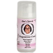 Ona's Natural Progesterone Cream, 3.4 oz pump