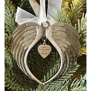 A Piece of My Heart is in Heaven Christmas Ornaments, Memorial Ornaments for Loss of Loved one Angel Ornaments