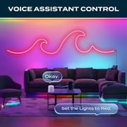 Brightlux Smart 9 ft. Memory Wire Neon Flex Light