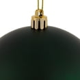 thumbnail image 2 of Vickerman 4" Midnight Green 4-Finish Ball Ornament Assortment, 12 per Box, 2 of 2
