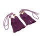thumbnail image 1 of 1 Par s De De Tiebacks Estilo Retenciones Decorativa Púrpura Soledad Cortina Tieback Borlas Cuerda, 1 of 7