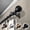 Black, variant on 0.812 in. Dia. Poise Curtain Rod, Antique Brass - 18-28 in.