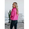 thumbnail image 5 of Rosanna Lounge Pullover - Raspberry, 5 of 5