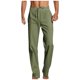 thumbnail image 1 of Pantalones largos para hombre, moda informal, lisos, con cremallera, bolsillos, pantalones acampanados, pantalones de poliéster para hombre., 1 of 4