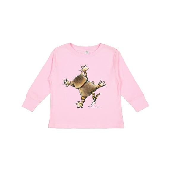 Inktastic Don't Let the Cat Out Boys or Girls Long Sleeve Toddler T-Shirt