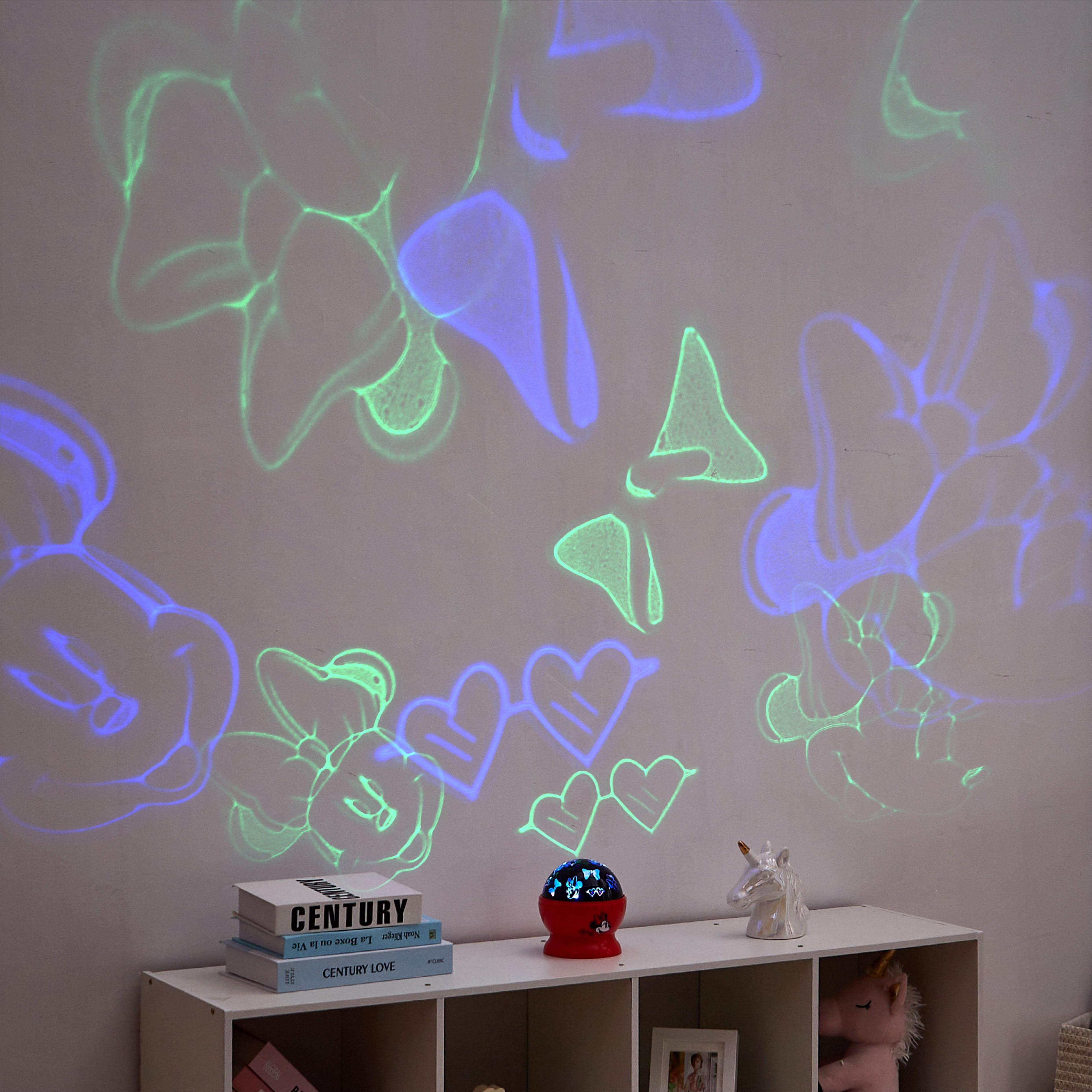 Disney Minnie Mouse Rotating Projector Lamp, 5.5"