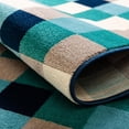 thumbnail image 5 of Rugs.com Outdoor Solid Collection Rug – 13 Ft Round Blue Flatweave Rug Perfect For Kitchens, Dining Rooms, 5 of 6
