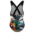thumbnail image 2 of My Hero Academia Swimwear Kids' One-Piece Swimsuit Quick-Dry Cute Printed Girls' Swimwear Bathing Suit for Beach & Pool 10-12Y(150cm), 2 of 8