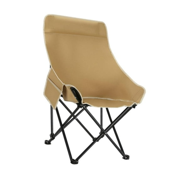 Silla de campamento plegable silla de picnic no sale de servicio pesado con taburetes de bolsillo de almacenamiento para eventos deportivos de parque Caqui