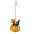 thumbnail image 2 of NALYL 39" GTL Electric Guitar for Music Lover, SS Pickups Maple Fingerboard with Accessories Pack Guitar Bag(Transparent Yellow), 2 of 7