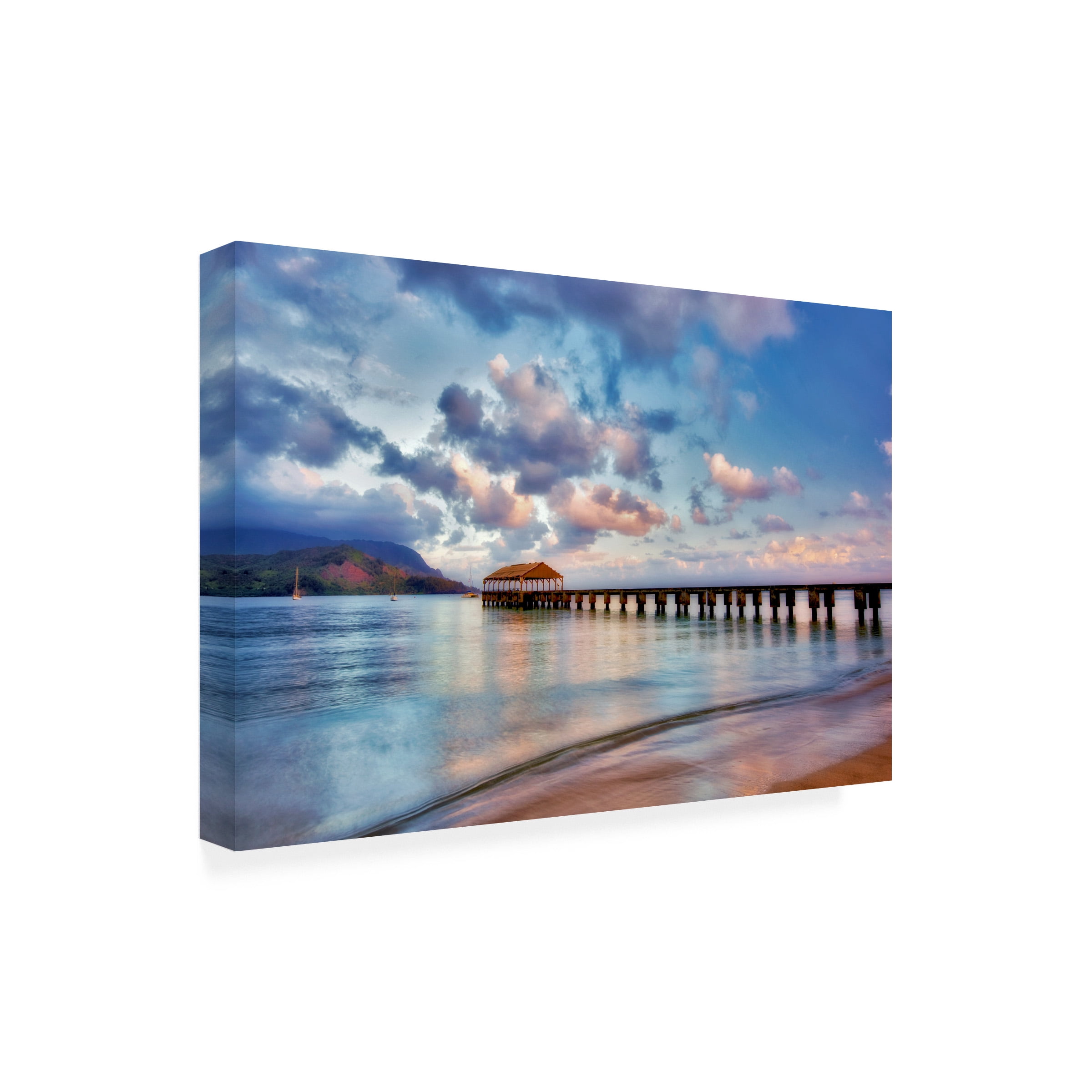 Dennis Frates 'Pier 1' Canvas Art