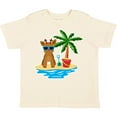 thumbnail image 3 of Inktastic Reindeer on the Beach with Palm Tree Boys or Girls Toddler T-Shirt, 3 of 5