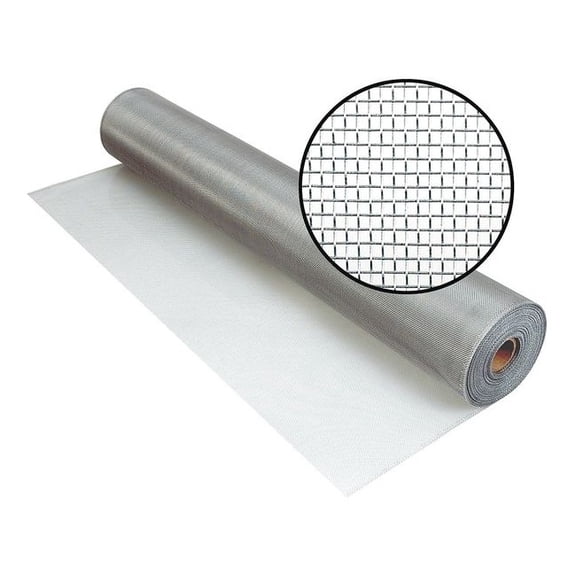 Phifer Brite Aluminum Screen Mesh - Gray - 60 in x 100 ft