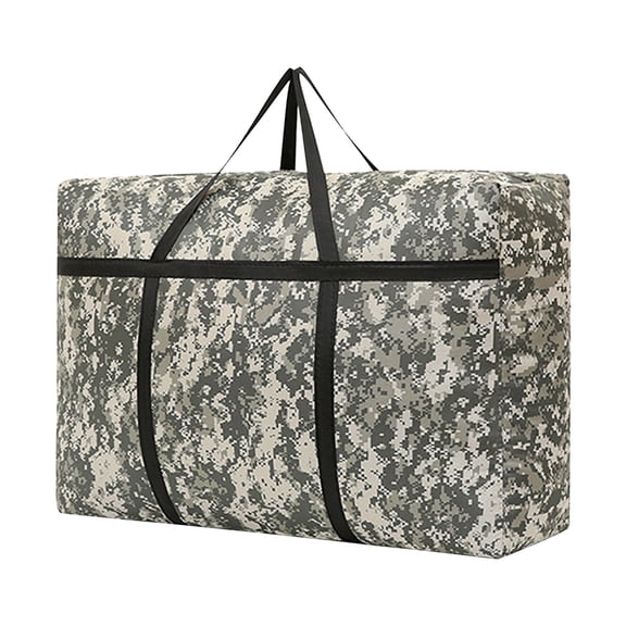 Tunhigl Sac de Déménagement Épaissi en Tissu Coton Couette Vêtements Bagage Rangement Sac d'Emballage