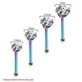 thumbnail image 4 of BodyJ4You 6PCS Nose Rings Studs Hoop 20G Stainless Steel Rainbow Bone Pin Body Piercing Jewelry (0.8mm), 4 of 6