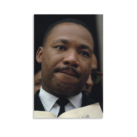 Martin Luther King Jr. Leader American Portrait Posters Art Print Wall Photo Paint Poster Hanging Picture Family Bedroom Decor Gift 20x30inch(50x75cm)