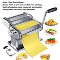 thumbnail image 5 of Suodoka Stainless Steel Hand Crank Noodle Maker – 7 Thickness Settings 0.5‑2.5mm, Dual Width Cutter, Glossy Finish, Easy Assembly, 5 of 7