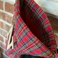thumbnail image 7 of Red Tartan Quilted Stocking with Personalized Letter Charm by Marilee Home, 7 of 7