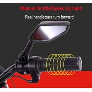 TAMCO Ride On Motorcycle Kids Electric Ride-On Toy With Training Wheels, Manual Throttle, And Lighting Wheels