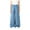 Light Blue, variant on Girls' Bow Embroidery Jeans High Waist Wide Leg Pants Casual Baggy Denim Trousers Size 6-13