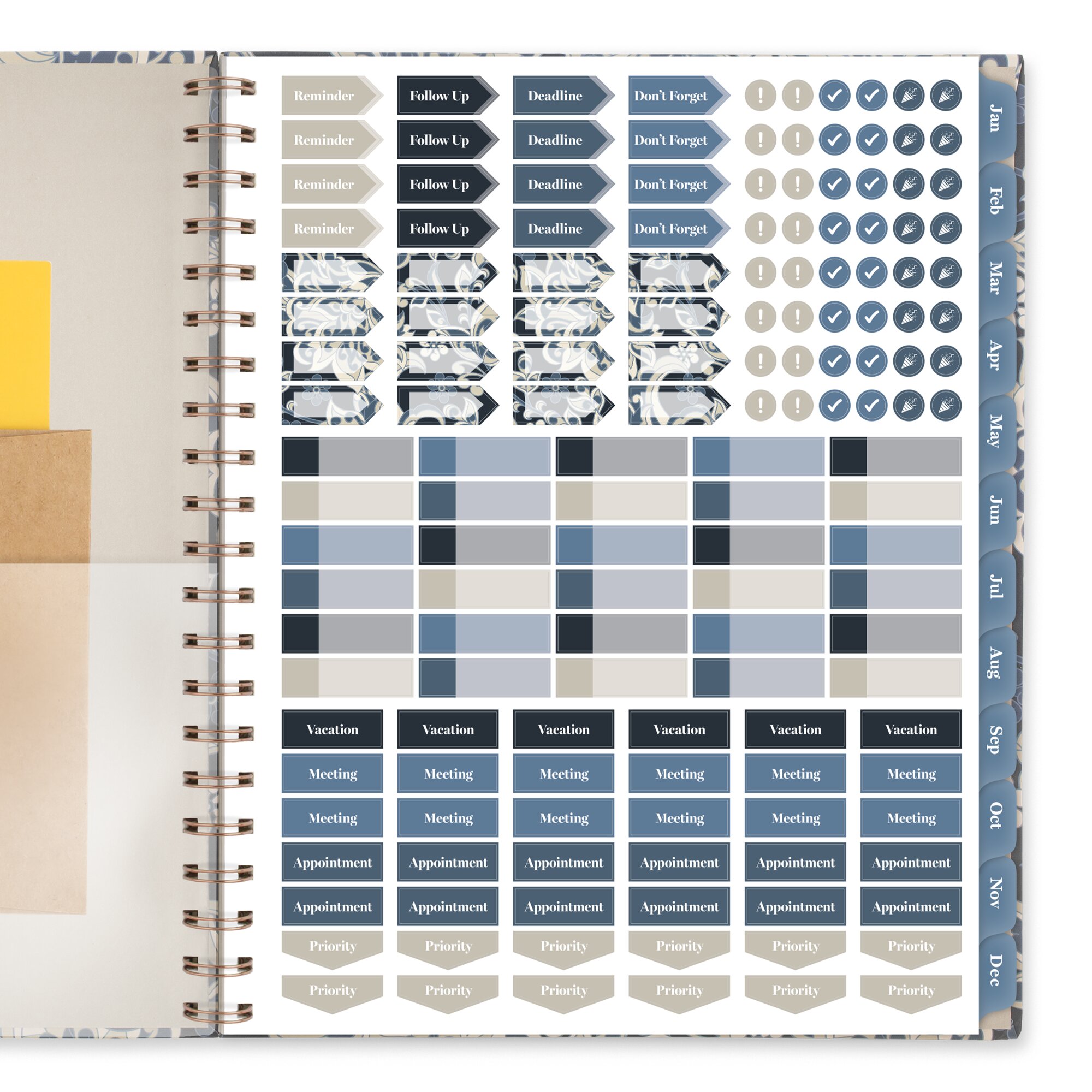 Cambridge Elizabeth 2026 Weekly Monthly Planner Large 8 12 x 11 - Regular Year