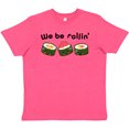 thumbnail image 3 of Inktastic We Be Rollin- cute sushi Youth T-Shirt, 3 of 5