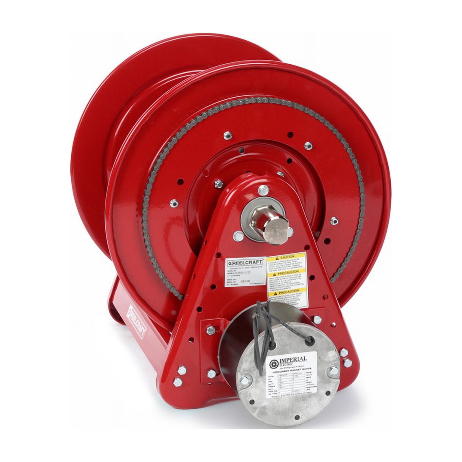 Reelcraft Motor Hose Reel,100 ft (3/4 in I.D.),Red EA33112 L12D