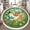 Color 3, variant on Washable Non Slip 6ft Round Rug, Cute Jungle Animals Tropical Forest Sunshine Plants Circle Area Rugs with Tassels Carpet for Nursery Bedroom Playroom Tent rug Tent Castle