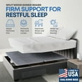 thumbnail image 5 of Continental Sleep, Premium 38mm Split Wood Bunkie Board for California King Size Bed, 4-Piece Under Mattress Support Board,Fabric Ventilation Cover,Replaces Wooden Slats or Box Spring for Bed Frames, 5 of 10