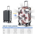 thumbnail image 6 of Easygdp Vintage Butterflies Print Elastic and Washable Suitcase Protective Cover with Hidden Zipper Fits 18-32 inch Luggage -Medium, 6 of 9