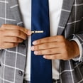thumbnail image 3 of ANGEL STUDIOS | The Empty Tomb Tie Clip | as featured in The Shift | Gold Plated 925 Sterling Silver | Small Simple Tie Bar | Religious Christian Accessories for Men | He Lives Tie Clip, 3 of 8