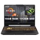 thumbnail image 1 of Laptop Gamer Asus TUF  Ryzen 9 GeForce RTX 3060 16GB 512GB SSD RTX3060, 1 of 4