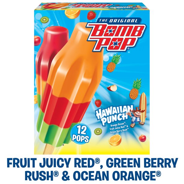 Bomb Pop Hawaiian Punch Bar