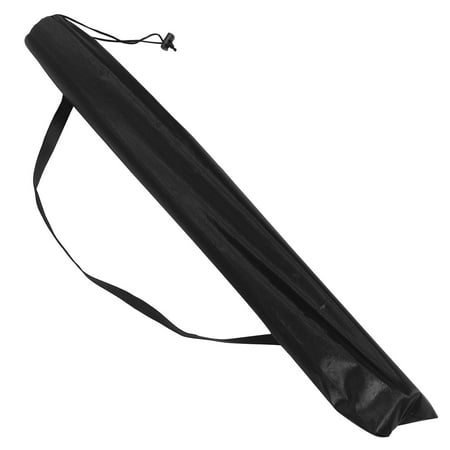 FRCOLOR Outdoor Trekking Poles Storage Bag Lightweight Foldable Nylon Hiking Poles Carry Case Black Walking Stick Organizer For Camping Gear Fishing Rods