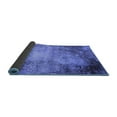 thumbnail image 2 of Ahgly Company Indoor Square Oriental Blue Industrial Area Rugs, 3' Square, 2 of 4