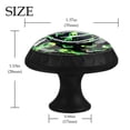 thumbnail image 4 of 12 Pieces Green Alien Space Pattern Glass Knobs for Dresser Drawers, 1.37 x 1.10 IN Round Kitchen Cabinet Pulls For Home Office Nursery Kids Room, 4 of 6