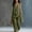 Army Green, variant on Women's Solid Stand Collar Sleeveless Draped Top Loose Harem Pants 2 Piece Outfit, Casual Beach Vacation Matching Set Sky Blue XL(XL)