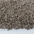 thumbnail image 4 of Safavieh Evolution Rothesay Solid Shag Area Rug, Brown, 6'7" x 6'7" Round, 4 of 11