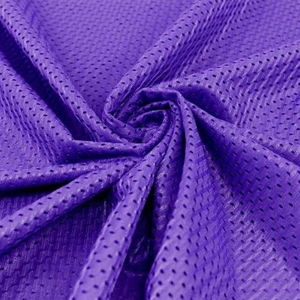 Camiseta de malla de fútbol Fabric Pico Textiles, color morado, 2 yardas