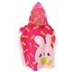 thumbnail image 3 of KAKOWELY Toalla de playa para niños Toalla de baño con diseño de conejo y zanahoria Toalla de piscina para niños Toalla con capucha, 3 of 5