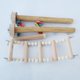 thumbnail image 5 of Juguete de madera con soporte de perca de pájaro, columpio de loro, escalera de escalada, jaula de pájaros, juegos de gimnasios para perico cockatiel Lovebirds Feliz Sencillez, 5 of 5