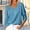 Blue, variant on Women's Long Sleeve V Neck Sweaters, Classic Knit Pullover Basic Tops, Soft Comfy Fall Winter Layer Clothes,S-XXL