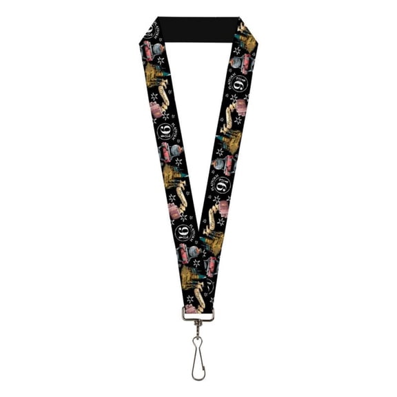 Harry Potter Platform 9 3/4 Collage Lanyard