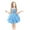 style-01 Blue, variant on Girls Dresses Special Occasion Flower Girls Sparkle Tulle Sequin Puff Sleeves Vintage Dress Princess Wedding Party Holiday Dresses 2T 4T (Black,2-4 Years)