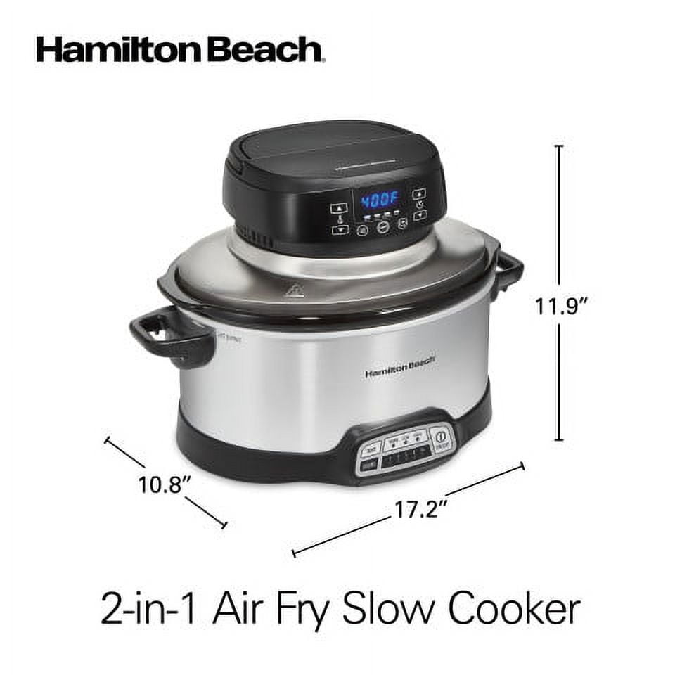 Hamilton Beach 2-in-1 Air Fry Slow Cooker 6qt 33061 : Target