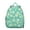Greenish-blue-4, variant on Pattern Mandala School Backpack - Waterproof Ergonomic Student Daypack with Double Zipper Sliders